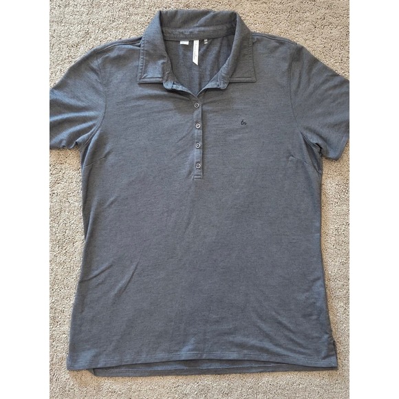 Travis Mathew Tops - Travis Mathew Women's Featherweight Golf Polo Shirt Gray 1LA005 Size Large